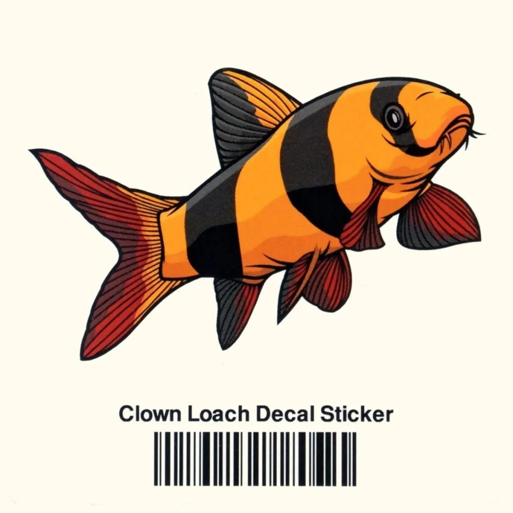 Clown Loach Decal Sticker