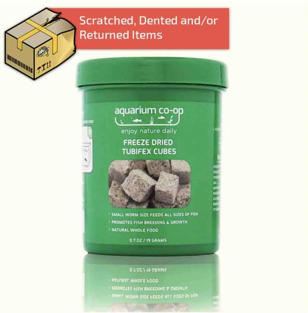 Scratch and Dent Aquarium Co-Op Freeze Dried Tubifex Worms