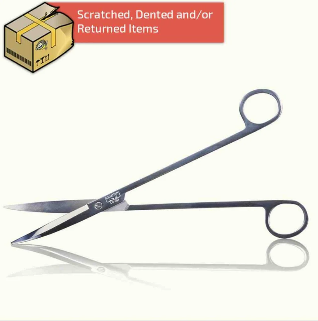 Scratch and Dent Curved Aquarium Plant Scissors