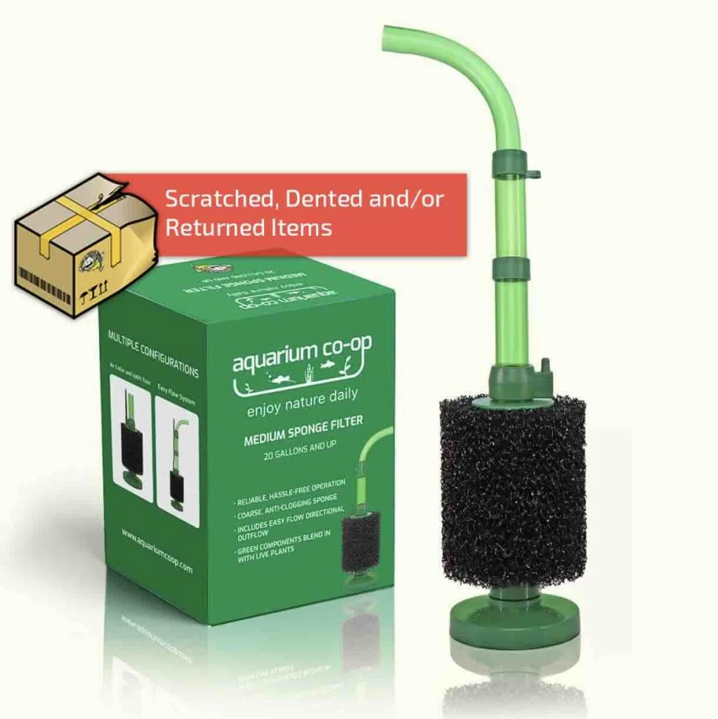 Scratch and Dent Green Easy Flow Sponge Filter (coarse)
